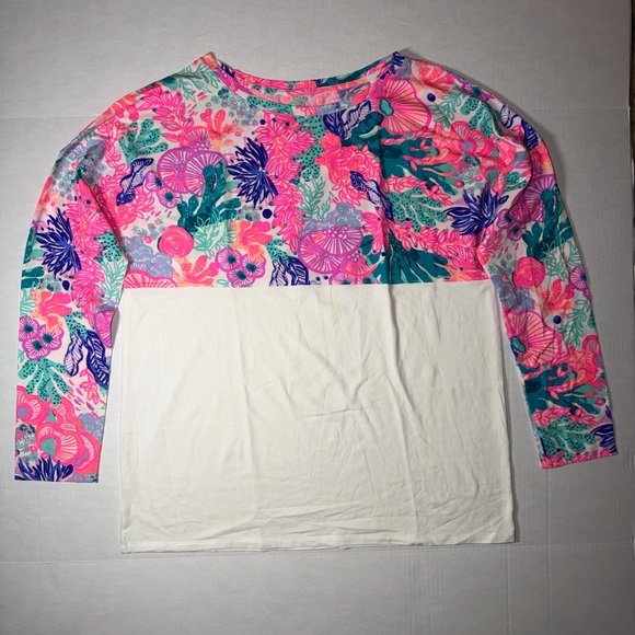 Lilly Pulitzer Tops - Lilly Pulitzer Pink and Purple Floral Top
